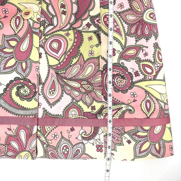 Yves Cossette Depeche Mode Paisley Coat Dress Pants Set Size 6 - Picture 7 of 16